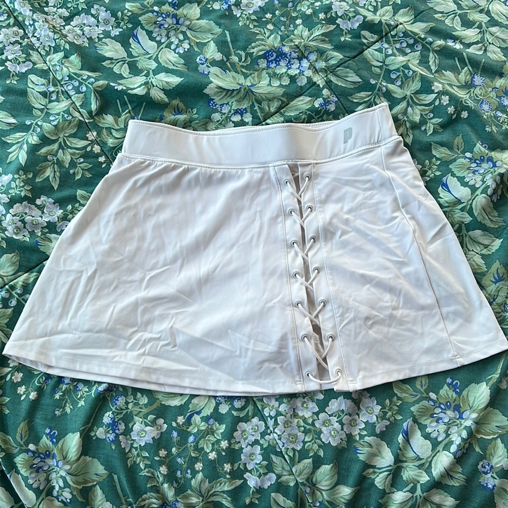 Prince white tennis skirt size small